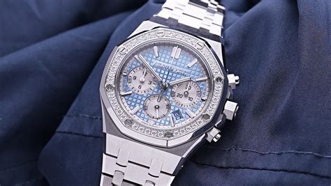 audemars piguet chronograph royal oak diamonds|audemars piguet royal oak review.